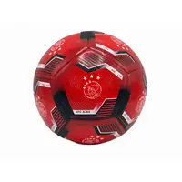 Ajax voetbal - maat 5 - rood/zwart
