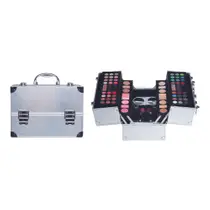 Casuelle aluminium zilver Make-Up koffer 83-delig