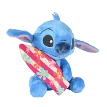 Disney Stitch knuffel met surfplank - 25 cm