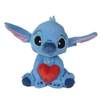 Disney Stitch knuffel met hart - 25 cm