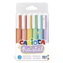 Carioca markers pastel set van 6