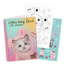 Studio Pets Kittens kleurboek met stickers - A5
