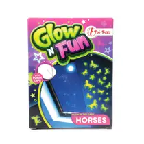 Glow 'n Fun glow in the dark stickers paarden