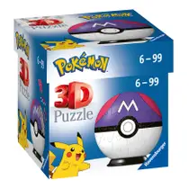 Ravensburger 3D-puzzel Pokémon Master Ball - 54 stukjes