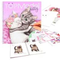 TOPModel create your kitty kleurboek - paars