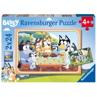 Ravensburger puzzelset Bluey - 2 x 24 stukjes