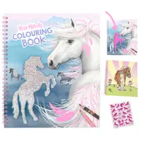 Miss Melody kleurboek paarden met pailletten