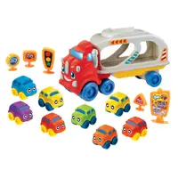 Baby Wheels autotransporter met 8 auto's