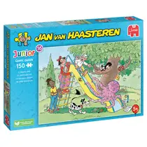 Jumbo Jan van Haasteren Junior puzzel De gladde glijbaan - 150 stukjes