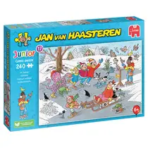 Jumbo Jan van Haasteren Junior puzzel Schaatsen - 240 stukjes