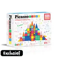 PicassoTiles magneetset 101-delig