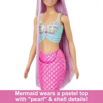 BARBIE ZEEMEERMIN LANG HAAR FANTASY