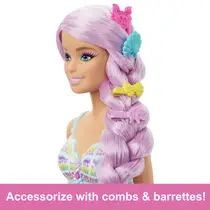 BARBIE ZEEMEERMIN LANG HAAR FANTASY