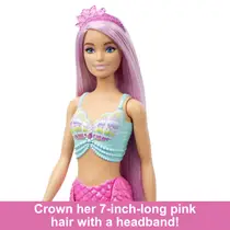 BARBIE ZEEMEERMIN LANG HAAR FANTASY