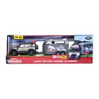 MAJORETTE LAND ROVER MET PAARDENTRAILER