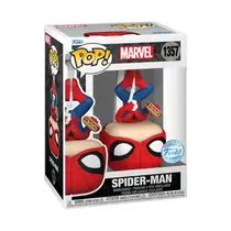 Funko Pop! figuur Marvel Spider-Man met hotdog