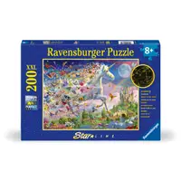 Ravensburger XXL puzzel Fantasy Unicorn Star Line - 200 stukjes