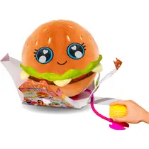 Gear2Play Little Biggies Foodies burger opblaasbare pluchen knuffelbal