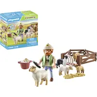 PLAYMOBIL Country jonge herder met schapen 71444