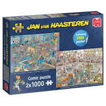 Jumbo Jan van Haasteren Special 2-in-1 De bouwmarkt & De verbouwing - 2 x 1000 stukjes