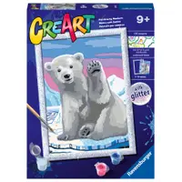 Ravensburger CreArt Schilderen op nummer geweldige ijsbeer