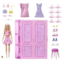 Barbie droomkledingkast met pop