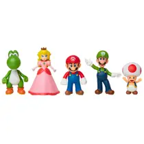 Super Mario Mario & Friends figurenset - 5 stuks