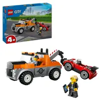 LEGO CITY sleepwagen en sportautoreparatie 60435
