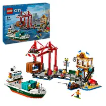 LEGO CITY haven met vrachtschip 60422