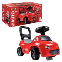 Smoby 2-in-1 loopauto - rood