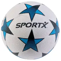 SportX voetbal rubber blue star