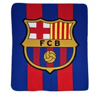 FC Barcelona fleece plaid