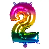 Folieballon cijfer 2 - 36 cm