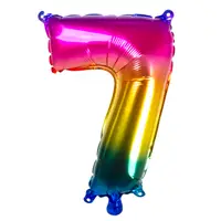 Folieballon cijfer 7 - 36 cm
