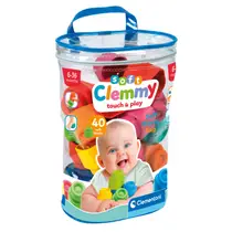 Clementoni Clemmy Sensory bouwblokken set 40-delig