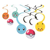 Pokémon spiraal decoratie set 6-delig