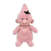 Bumba fluffy pluche roze - 35 cm