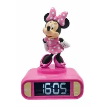 MINNIE 3D DIGITALE WEKKER MET NACHTLAMPJ