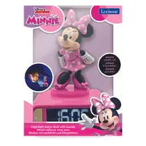 MINNIE 3D DIGITALE WEKKER MET NACHTLAMPJ