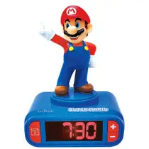 Super Mario 3D digitale wekker met licht en geluid
