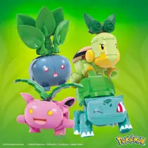 MEGA CONSTRUX PKMN GRASS-TYPE TEAM