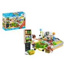 PLAYMOBIL My Life promopack biologische supermarkt 71648