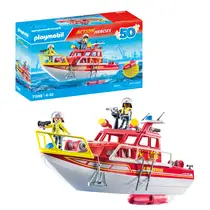 PLAYMOBIL Action Heroes brandweerboot 71598