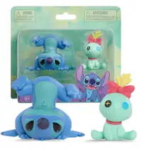 Disney Stitch figurenset Scrump & ondersteboven Stitch