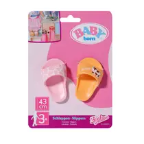 BABY BORN SLIPPERS 43CM ASST