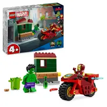 LEGO Marvel Iron Man met motor en de Hulk 76287