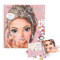 TOPModel Glitter Queen Dress me up Face stickerboek