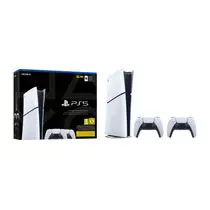 PS5 Slim Digital Edition + 2 DualSense draadloze controllers