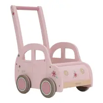 Little Dutch houten loopwagen - roze