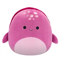 Squishmallows knuffel Tudor de paarse lederachtige schildpad - 30 cm